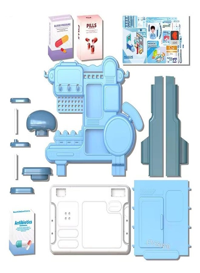 RAHU 42 PCS Doctor Set for Kids Girl, Pretend Play Doctor Set with Foldable Suitcase for Kids, Doctor Kit for Boys Girls 3 4 5 6 7 8 Years Old - Image 5